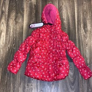 Girls Puff Coat With Fleece Lining NWT